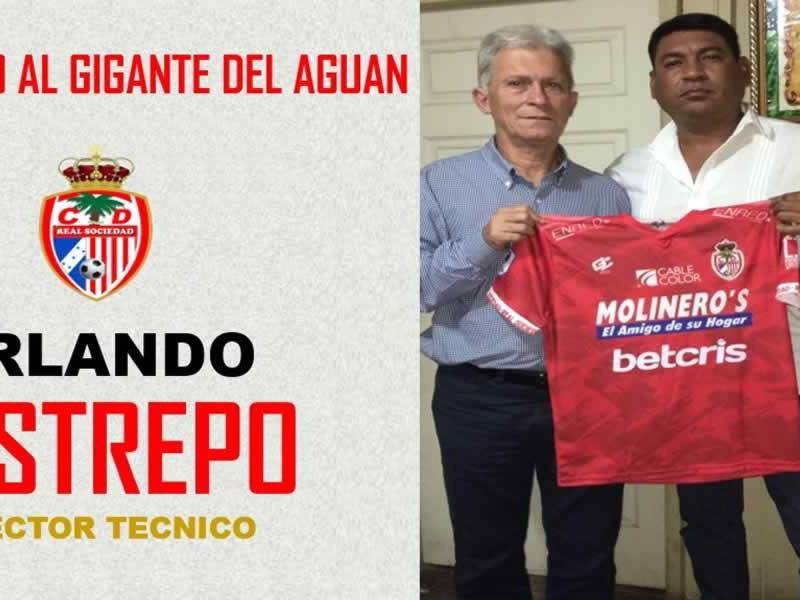 La Real Sociedad de Tocoa confirmó al colombiano Orlando Restrepo como nuevo entrenador.