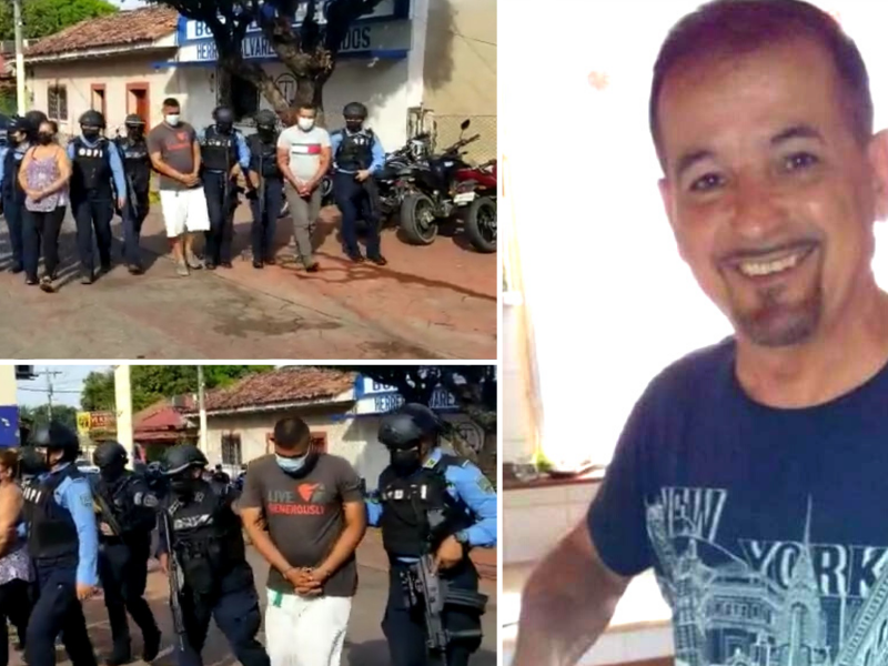 Los detenidos redicen en el municipio de Santa Ana de Yusguare.