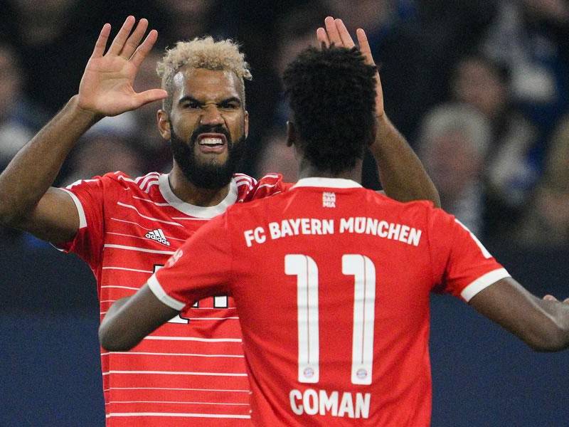 Eric Maxim Choupo-Moting marcó uno de los goles del Bayern Múnich ante el Schalke 04.