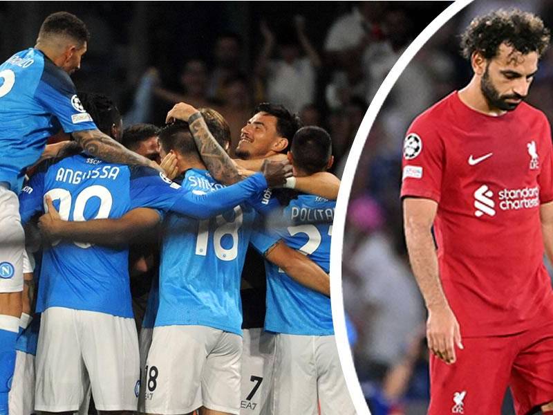 El Napoli le metió una goleada en casa al Liverpool en el debut de la Champions League.