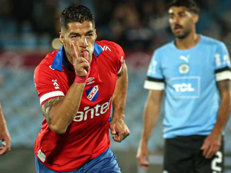 Luis Suárez fue figura del partido con un gol y una asistencia en la victoria del Nacional ante el Montevideo City Torque.