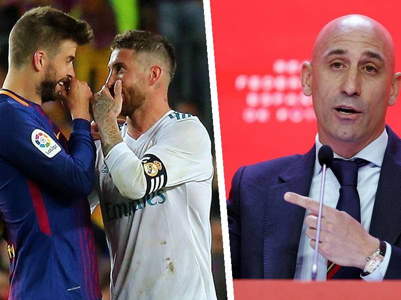 Gerard Piqué mandó al presidente de la Federación Española de Fútbol, Luis Rubiales, un comprometido mensaje de voz de Sergio Ramos.