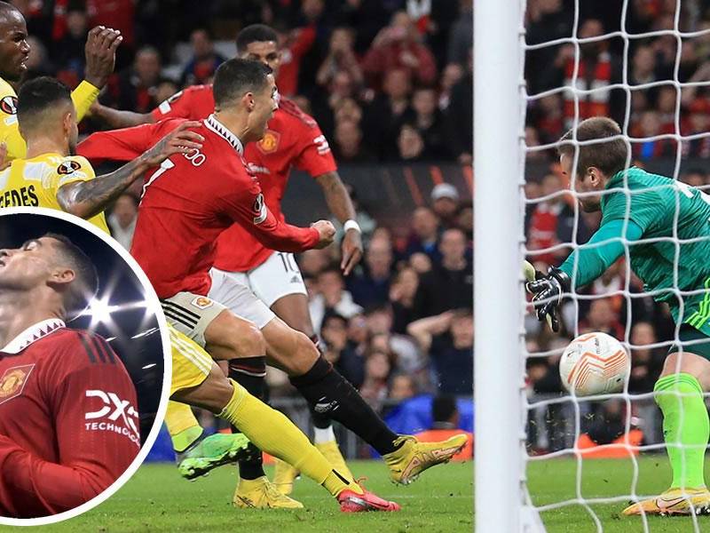 Cristiano Ronaldo selló el triunfo del Manchester United ante el Sheriff con su gol en los últimos minutos del partido de la Europa League.