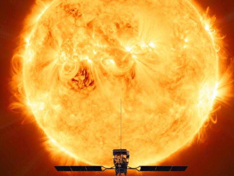 Las imágenes muestran tanto el disco completo del Sol.