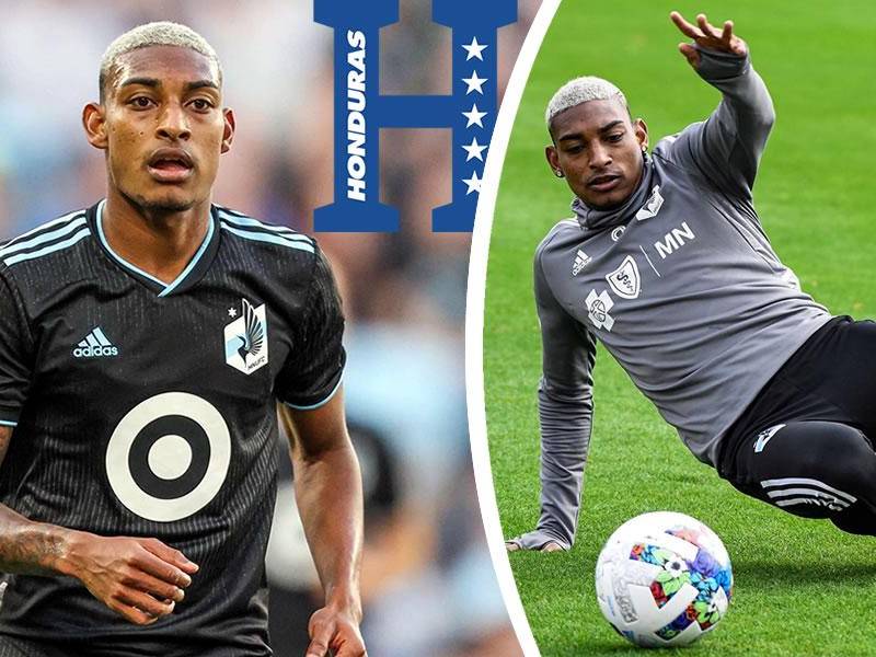 Joseph Rosales, mediocampista hondureño del Minnesota United de la MLS.