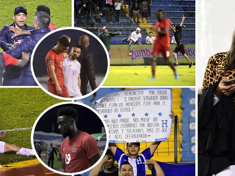 Las imágenes que dejó la victoria de la Selección de Honduras (2-1) sobre Canadá por la tercera jornada de la Liga de Naciones de la Concacaf, en el estadio Olímpico donde azotó la lluvia y Diego Vázquez protagonizó una bronca con el seleccionador canadiense.