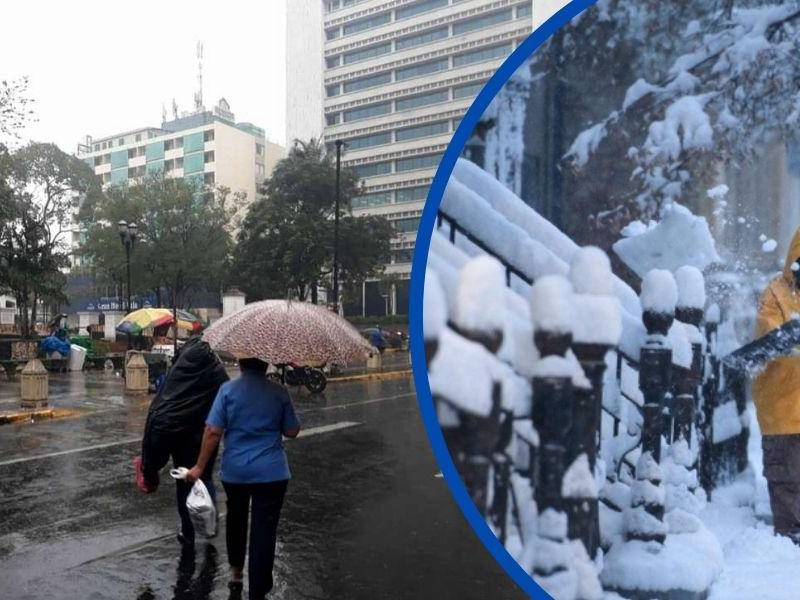 Los meteorólogos recordaron que todavía el país está en temporada de frente fríos, por lo que se esperan más fenómenos.