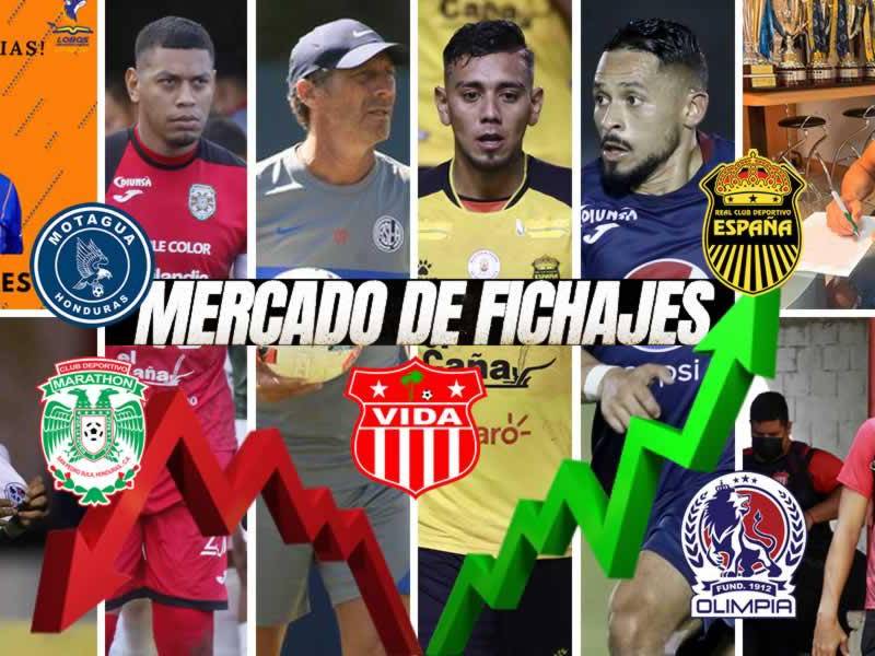 Los movimientos más importantes de las últimas horas en el mercado de fichajes del fútbol de Honduras.