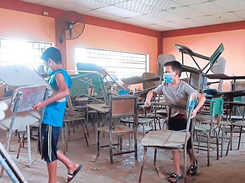 Club de Leones San Pedro Sula Merendón pintará escuela Pablo Portillo 2 ese día.