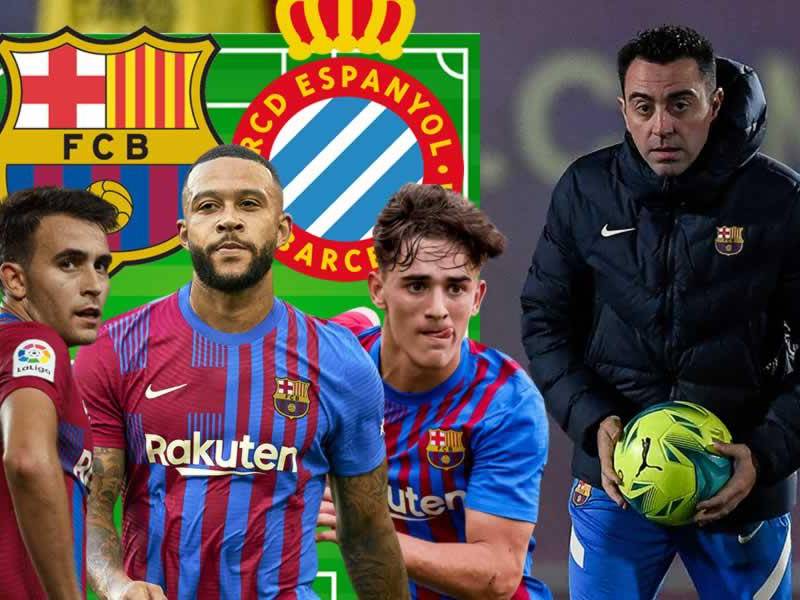 Xavi Hernández ya tiene lista su primera alineación para debutar como entrenador del FC Barcelona en el derbi catalán contra el Espanyol en la jornada 14 de la Liga Española. Presentaría sorpresas.