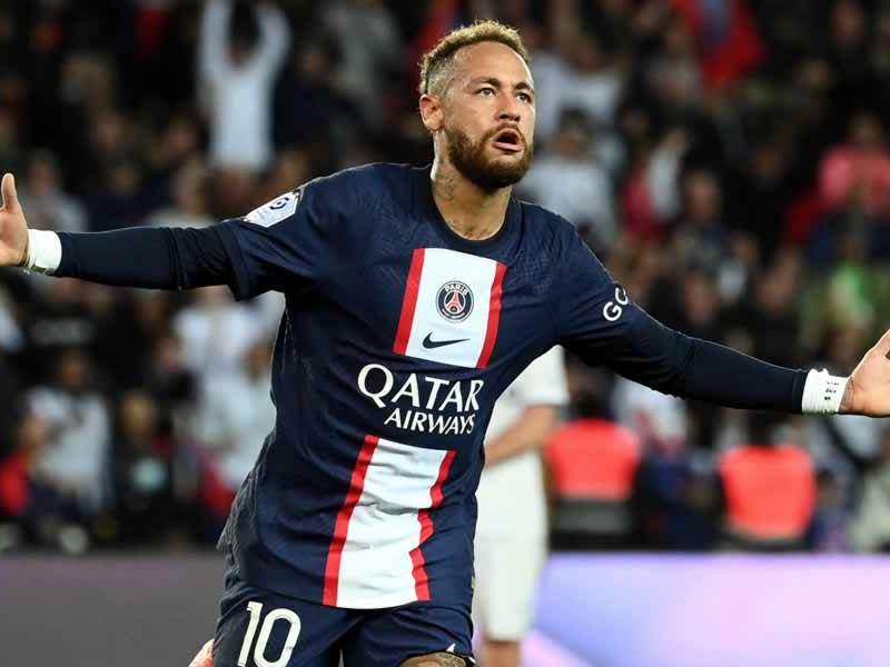 Neymar marcó el gol de la victoria del París Saint Germain (PSG) contra el Marsella en la Ligue 1.