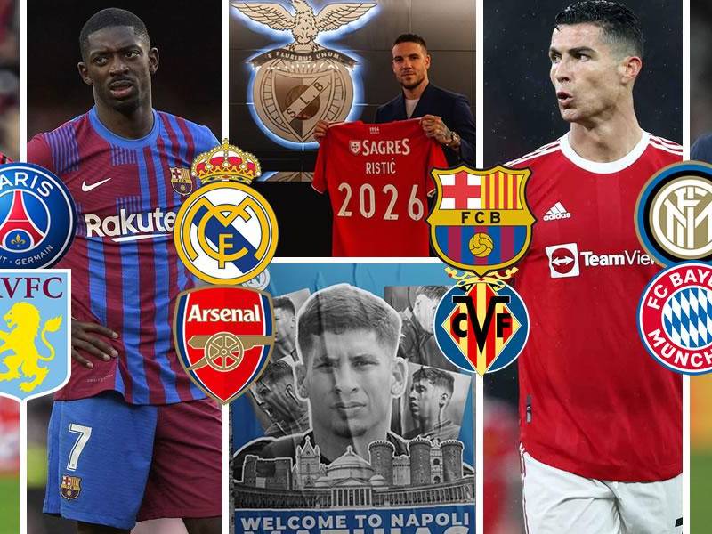 El mercado de fichajes del verano europeo 2022 está cada vez más cerca. Los clubes ya se empezaron a mover y algunos futbolistas buscan equipo. Este día se confirmaron varios movimientos de manera oficial.