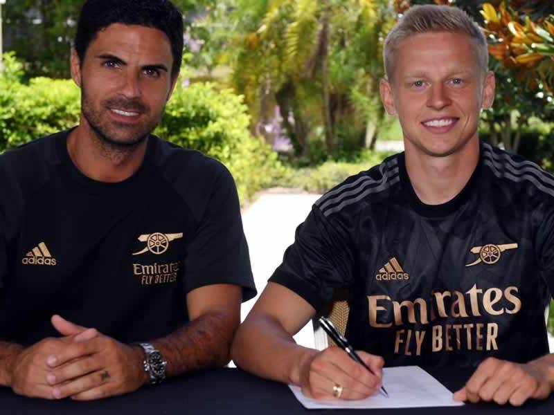 El ucraniano Oleksandr Zinchenko, feliz por firmar con el Arsenal de Mikel Arteta.