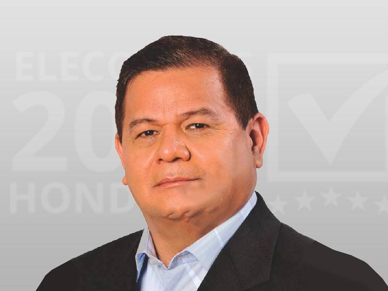 Romeo Vásquez Velásquez, candidato presidencial de la Alianza Patriótica Hondureña (APH).