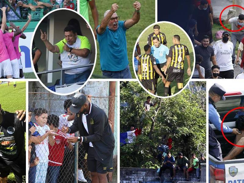 Las imágenes que dejó la disputa de la jornada 15 del Torneo Apertura 2022 de la Liga Nacional de Honduras, con el derbi sampedrano Marathón-Real España como atractivo principal.