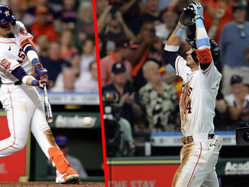 Mauricio Dubón sigue imparable con los Astros de Houston. Le ganaron a los Mets de Nueva York.