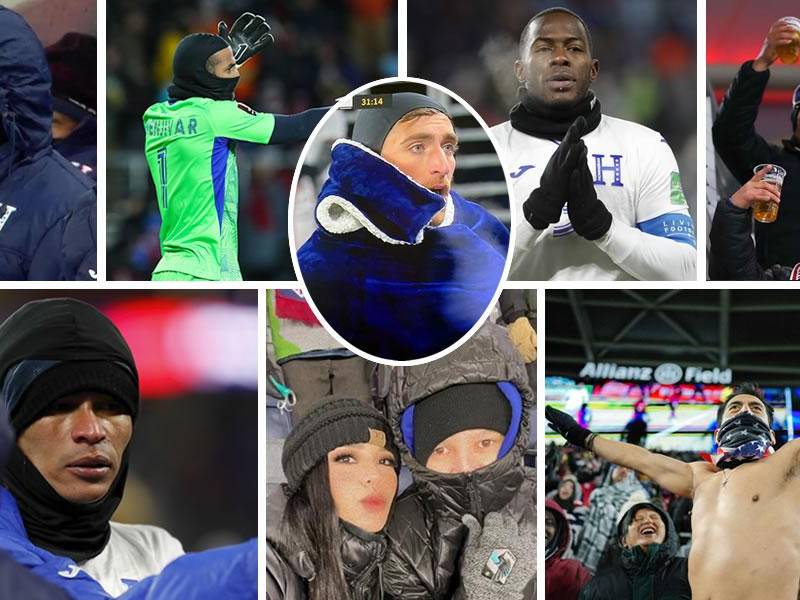 Las imágenes de la derrota de la Selección de Honduras (3-0) contra Estados Unidos, jugado bajo un horrible frío en el estadio Allianz Field de Minnesota, por la jornada 11 de la eliminatoria de la Concacaf camino al Mundial de Qatar 2022.
