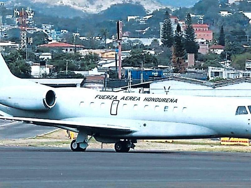 Ocho años tiene de haber llegado como donación el avión presidencial a Honduras.