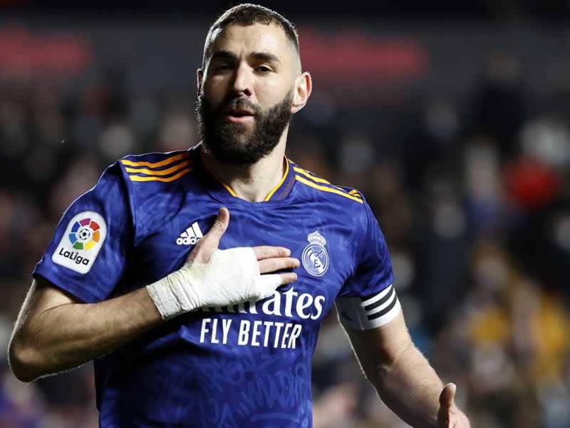 Karim Benzema le dio la victoria al Real Madrid contra el Rayo Vallecano.