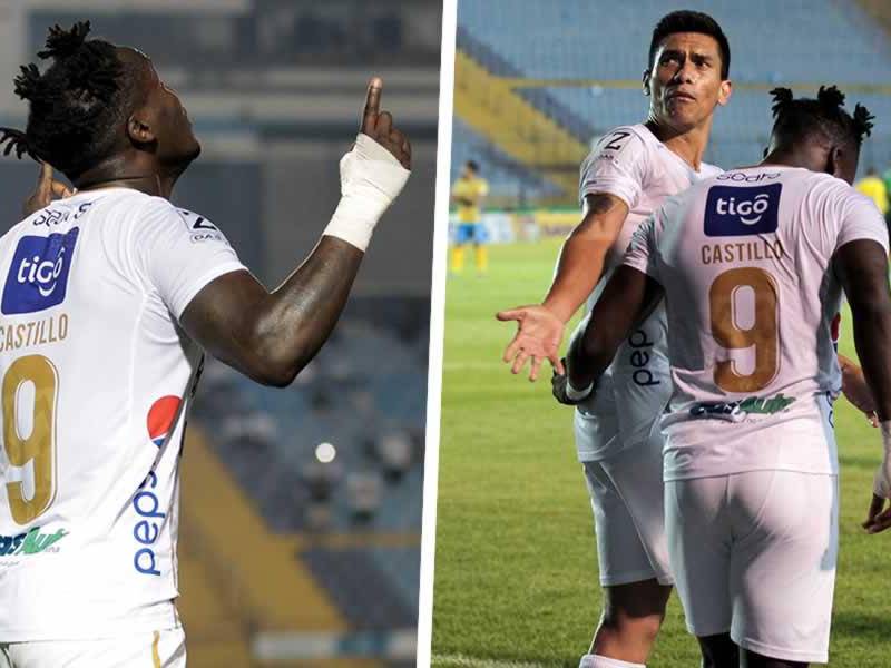 Román Rubilio Castillo marcó su segundo gol con la camiseta del Comunicaciones en Guatemala.