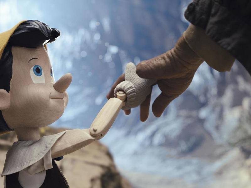 Una escena de la nueva versión de la película “Pinocchio”.