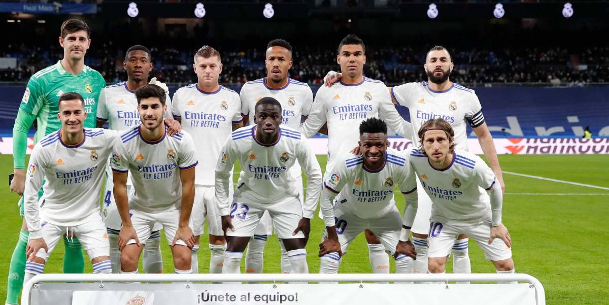 El 11 titular del Real Madrid que logró la victoria de 4-1 ante Valencia.