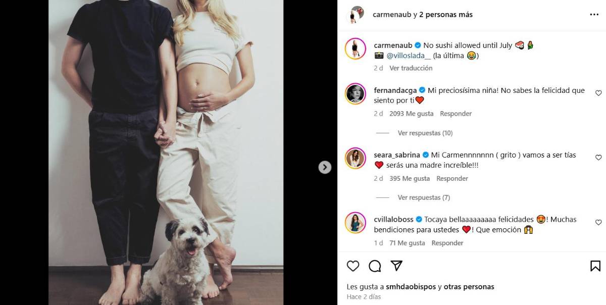 Carmen Aub, actriz de “El Señor de los Cielos”, está esperando a su primer hijo