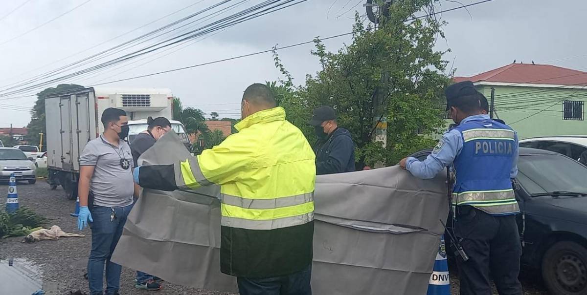 Joven motociclista muere tras atropellar un perro en La Ceiba