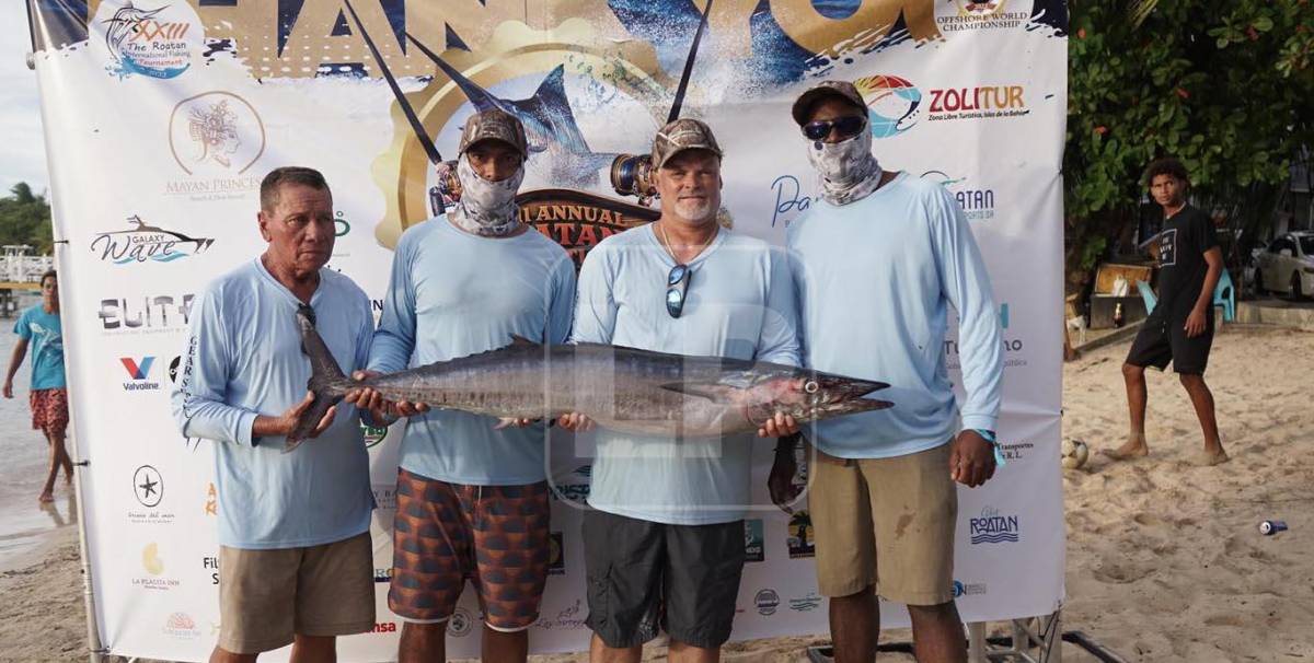 La embarcación Barana apunta al bicampeonato en el Torneo de Pesca Roatán