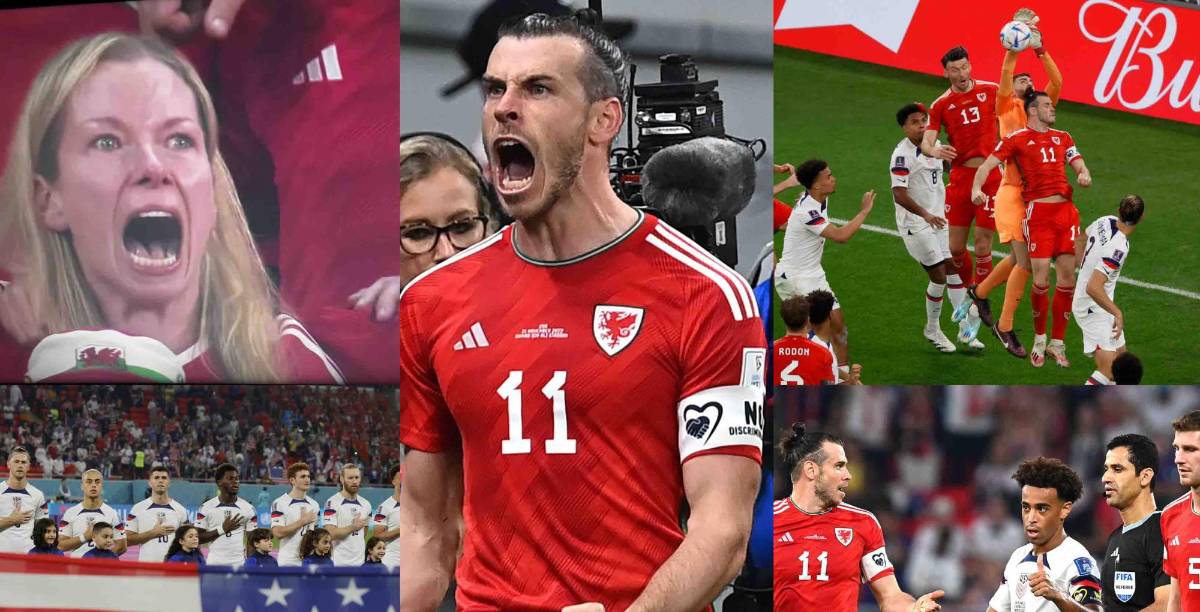 No se vio: Lo que pasó entre Gareth Bale y jugadores de EUA y primera mancha en el Mundial de Qatar
