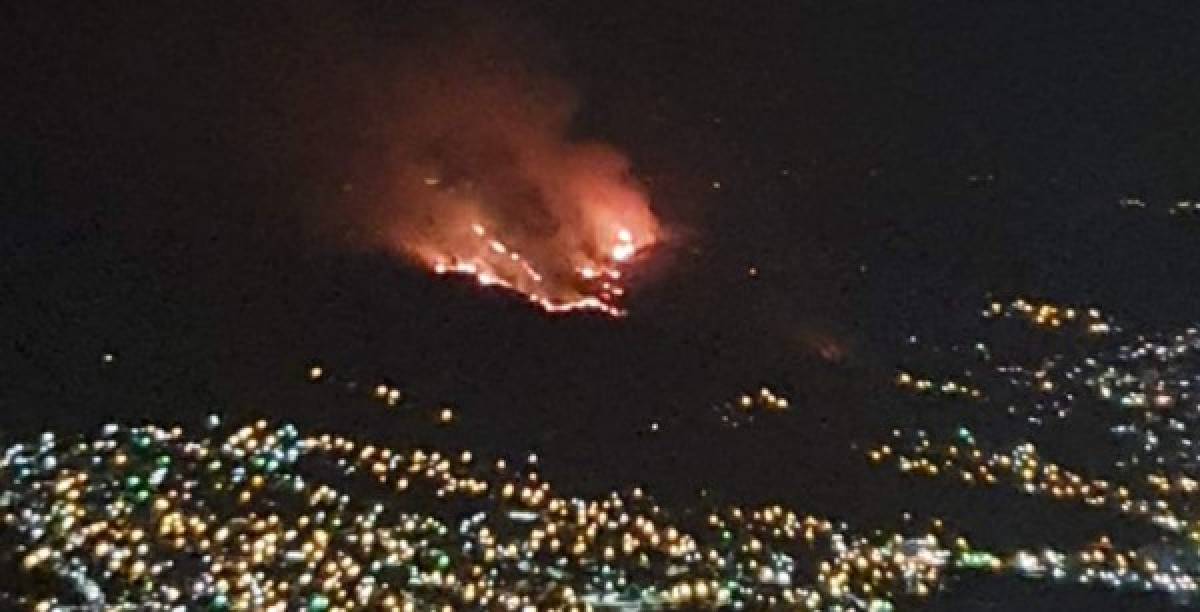 Honduras: las impresionantes imágenes del incendio forestal que se registró en Tegucigalpa