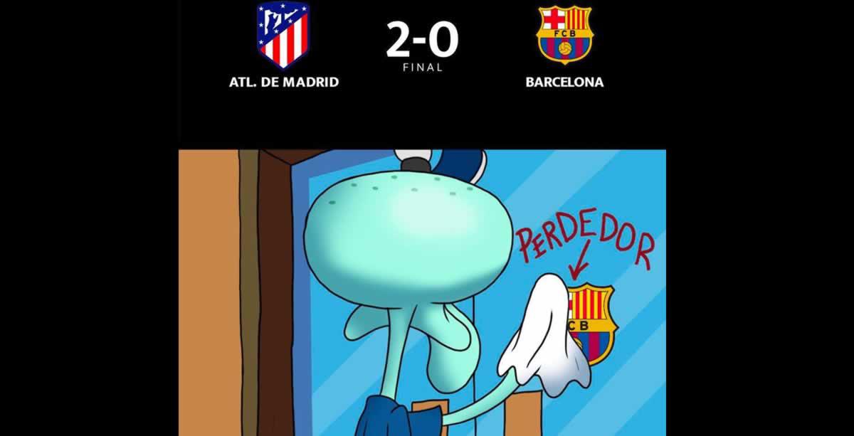 Los memes se burlan del Barcelona y Koeman tras perder ante Atlético