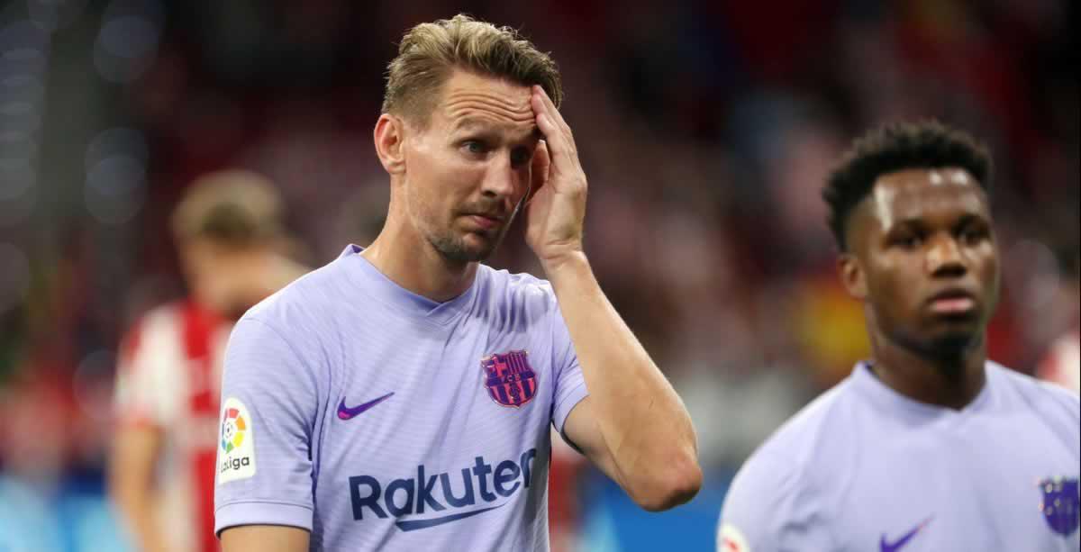 Luuk de Jong no pudo marcar y se fue del Wanda triste.