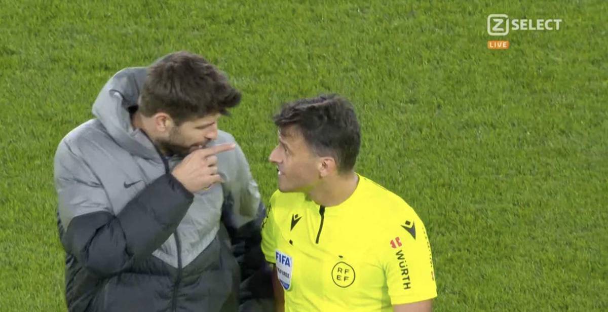 Las graves palabras de Piqué al árbitro en su último partido como futbolista: “Tu pu.. madre”