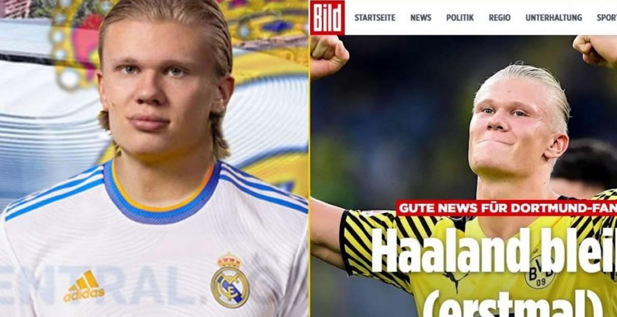 El diario alemán ‘Bild’ asegura este viernes que el “gran deseo” de Erling Haaland es jugar en el Real Madrid la próxima campaña. “SPORT BILD lo sabe: el gran deseo de Haaland es jugar en el Real Madrid. Como lo hizo la superestrella Cristiano Ronaldo, está emocionado de poder dar forma a su carrera allí”, es lo que ha escrito el medio germano.