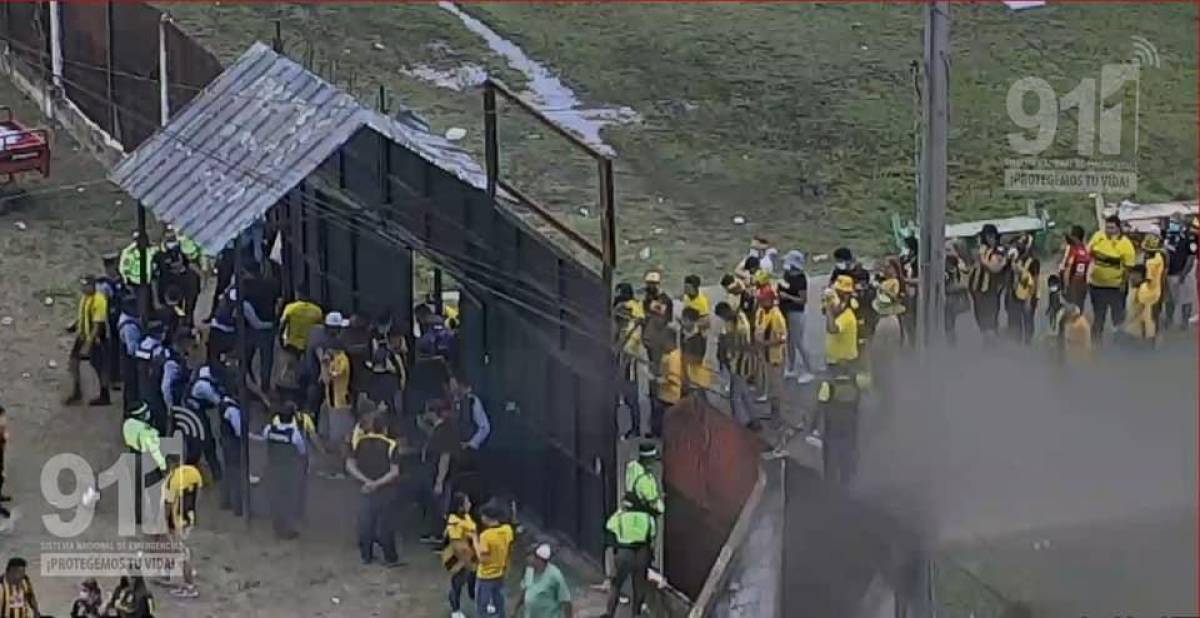 Las cámaras del 911 fueron colocadas en el estadio Olímpico para la Gran Final del fútbol hondureño. Una acción que los revoltosos desconocían.