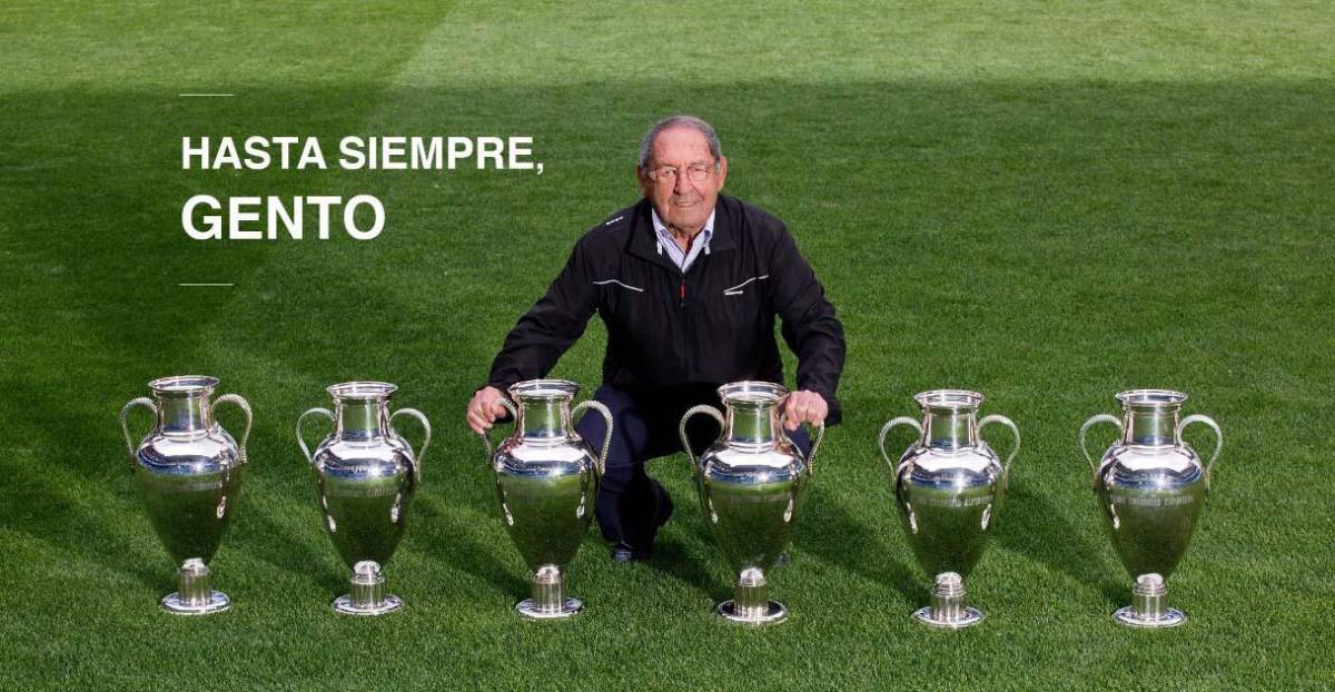 Muere Paco Gento, leyenda del Real Madrid y único ganador de seis Copas de Europa