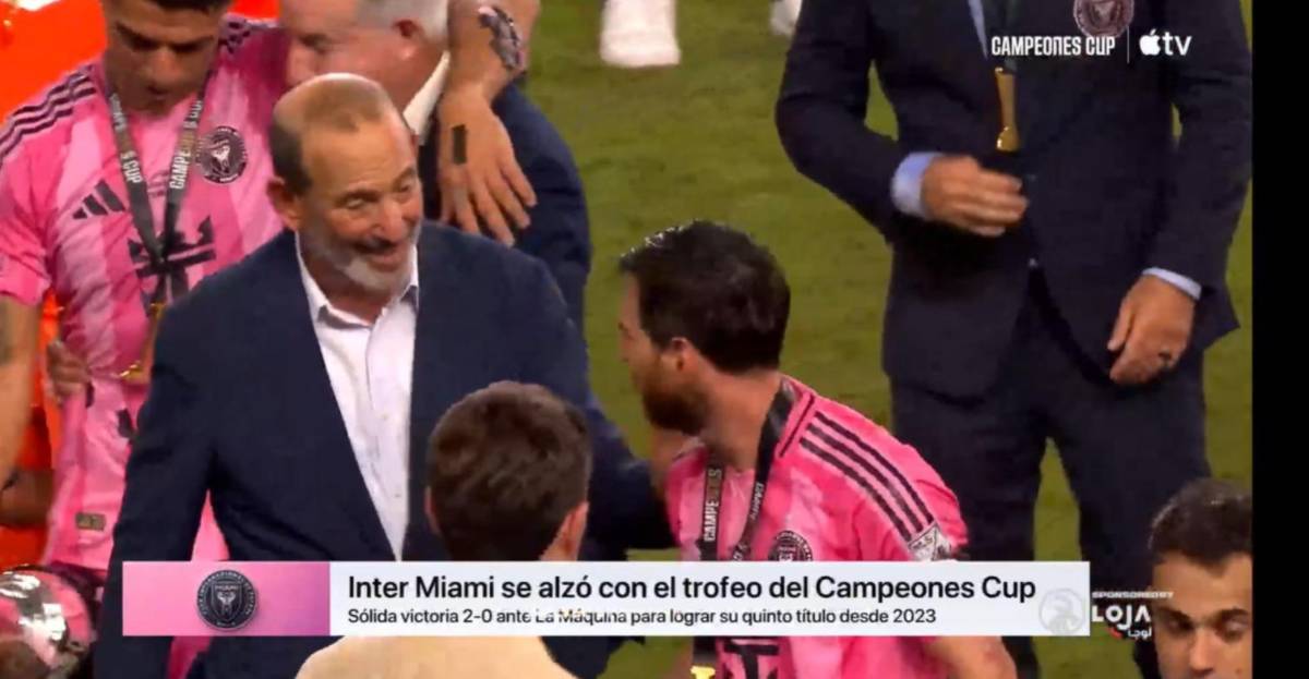 Messi se enojó: protagoniza fuerte cruce con comisionado de MLS en pleno festejo