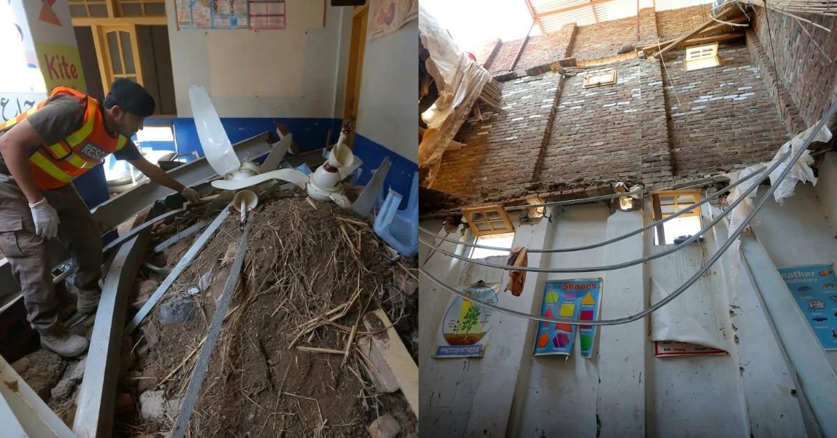 Horror en escuela: hallan muertos a 32 estudiantes y una maestra tras caerse techo