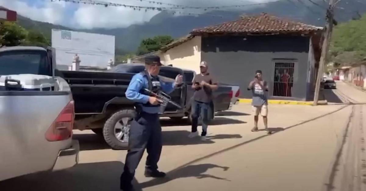 Capturan sujeto que se enfrentó al comisario Nolasco en Catacamas