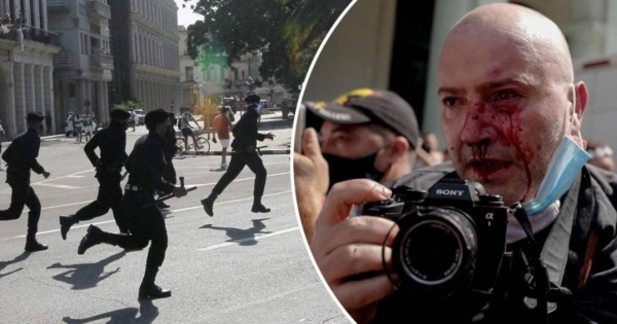 Miles de cubanos tomaron las calles para protestar contra el Gobierno al grito de '¡libertad!' en una jornada inédita que se saldó con cientos de detenidos y enfrentamientos después de que el presidente Miguel Díaz-Canel desplegara el temido escuadrón de 'boinas negras'.