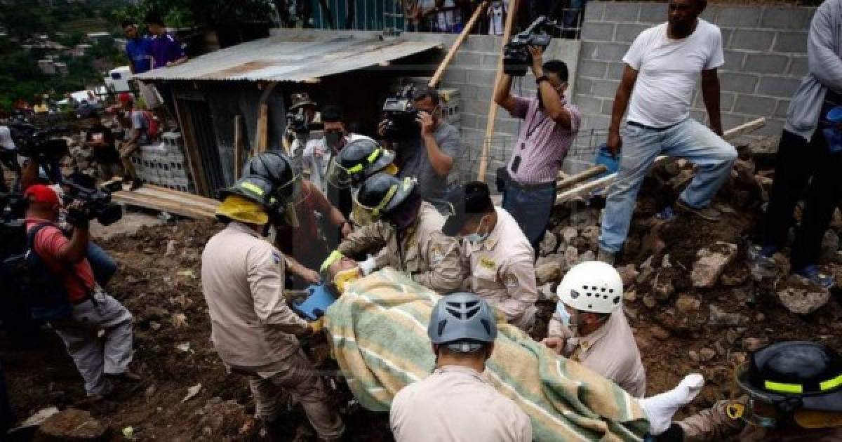 Las imágenes son dramáticas. Las personas que presenciaron los hechos definitivamente vieron un milagro este día en la capital hondureña.