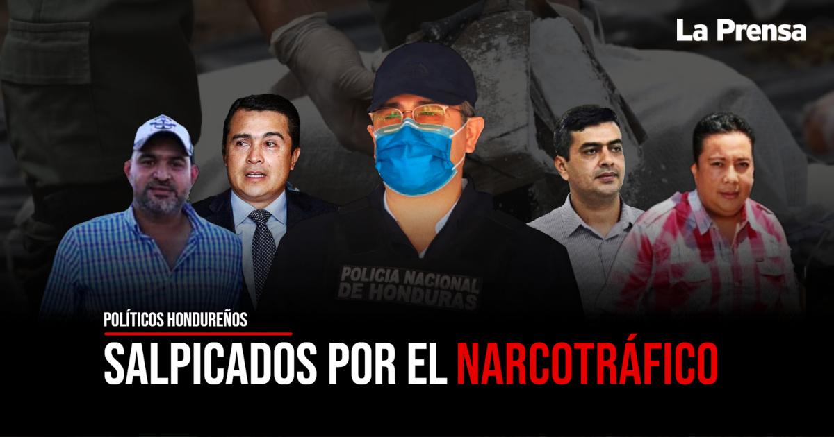 Políticos hondureños salpicados por el narcotráfico