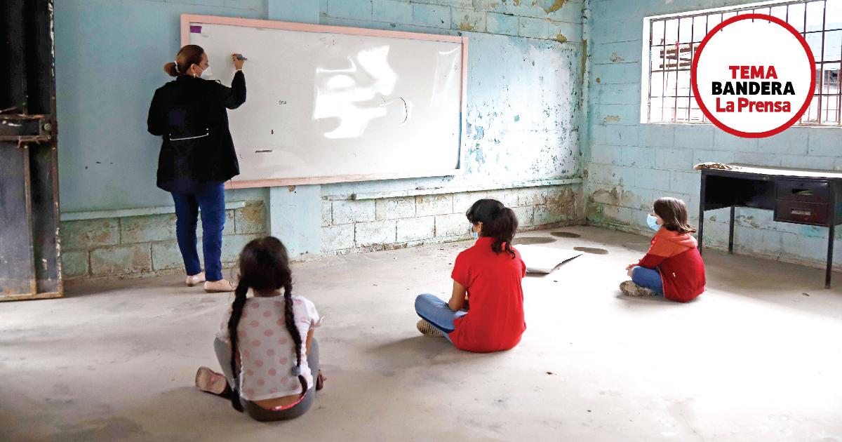 “Queremos volver a las aulas, aprendemos más”: niños de SPS