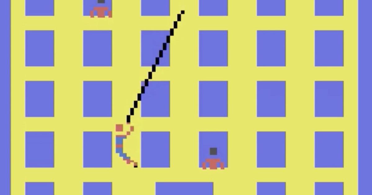 $!En 1982, cuando Atari lanzó su juego Spider-Man, la acción era más importante para los jugadores que los gráficos. (Parker Brothers)