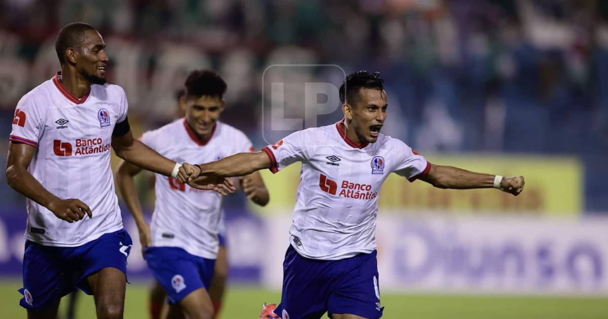 Edwin Rodríguez celebrando su golazo.