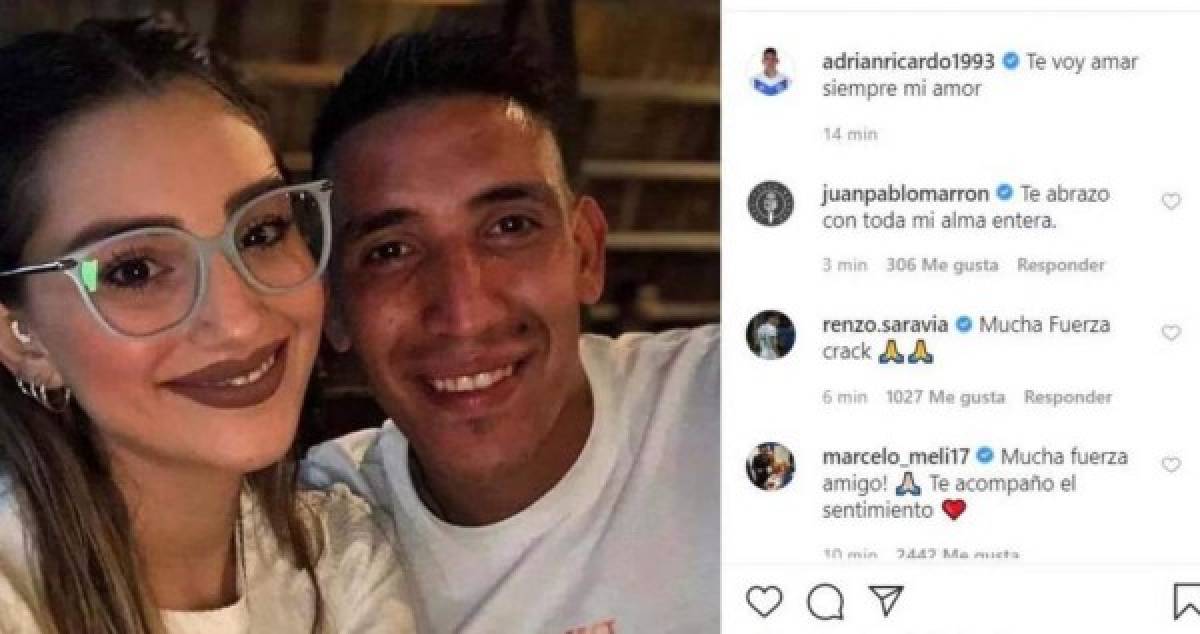 Ricardo Centurión se despidió de su novia y señaló que la amará siempre.