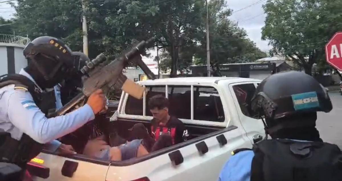 Capturan en SPS a tres supuestos extorsionadores de la 18, incluidos dos menores