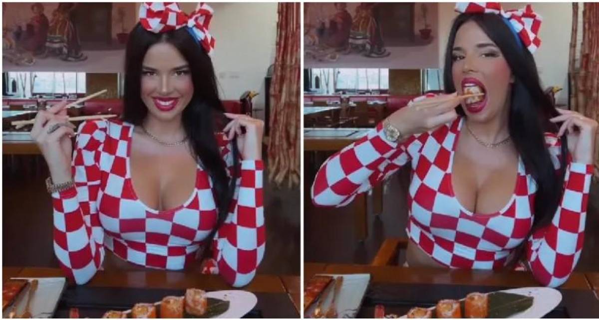 Cuando Croacia se impuso sobre Japón en penales, superando los Octavos de Final, Ivana subió un video y unas fotografías a sus redes sociales comiendo sushi, en una clara alusión a la cultura nipona y su caída en la Copa del Mundo.