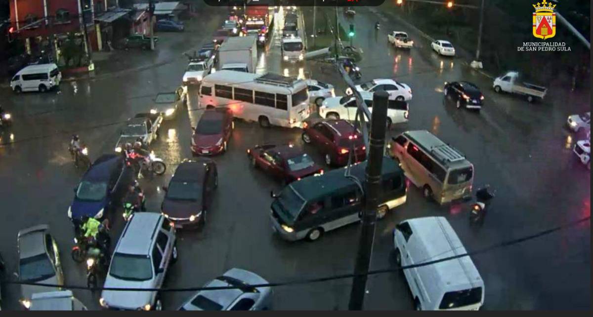 La razón del por qué el caos vehicular en San Pedro Sula este jueves